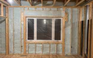 Closed cell spray foam insulation